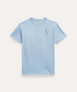 POLO RALPH LAUREN (�{�[�C�Y 8��~20��)Big Pony �R�b�g�� �W���[�W�[ T�V���c �����t���[���� �g�b�v�X �J�b�g�\�[�ET�V���c �u���[�y���������z