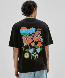 【SALE／30%OFF】GUESS (M)Earth Day Garden Tee ゲス トップス カットソー・Tシャツ ブラック【送料無料】