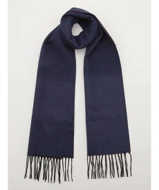 Aquascutum MEN Cashmere&Silk W FACE MUFFLER アクアスキュータム ファッション雑貨 マフラー・ストール・ネックウォーマー ネイビー ベージュ ブラック【送料無料】