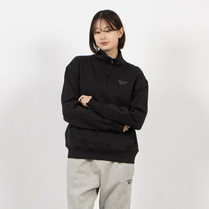 �ySALE�^37%OFF�zReebok �A�C�R���G�������c �N�H�[�^�[ �W�b�v / ICON ELEMENTS QUARTER ZIP ���[�{�b�N �g�b�v�X ���̑��̃g�b�v�X �u���b�N�y���������z