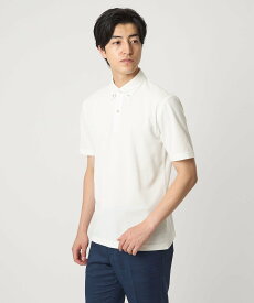 【SALE／50%OFF】a day in the life サーフニット ボタンダウン ポロシャツ-吸水速乾-＜A DAY IN THE LIFE＞ ユナイテッドアローズ アウトレット トップス ポロシャツ ホワイト ネイビー