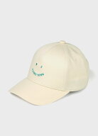 Paul Smith ウィメンズ "Happy" ベースボールキャップ ポール・スミス 帽子 その他の帽子 ホワイト ブラ…