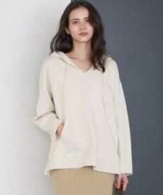 【SALE／20%OFF】23区 【SLOW/一部店舗限定】ハイゲージテリー メキシカン パーカー ニジュウサンク トップス パーカー・フーディー グレー ホワイト【送料無料】