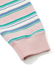 THREE PATTERN STRIPE L/S TOP