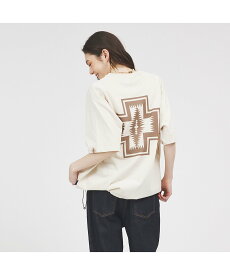 ABAHOUSE LASTWORD WEB限定 【PENDLETON/ペンドルトン】ネイティブ柄バックプリント ショ アバハウス トップス カットソー・Tシャツ グレー グリーン ブルー【送料無料】