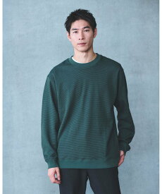 【SALE／50%OFF】UNITED ARROWS green label relaxing ミラノ リブ ダブルフェイス クルーネック カットソー ユナイテッドアローズ グリーンレーベルリラクシング トップス カットソー・Tシャツ グレー ホワイト ネイビー グリーン
