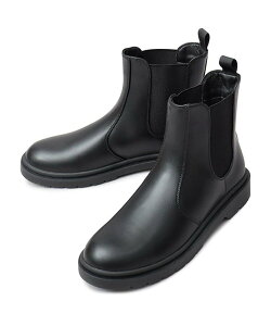 BACKYARD FAMILY glabella SIDE GORE BOOTS ���[�� �V���[�Y�E�C �u�[�c �u���b�N�y���������z