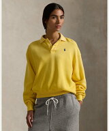 POLO RALPH LAUREN ポロカラー フリース プルオーバー ラルフローレン トップス ポロシャツ イエロー【送…