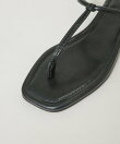 バックストラップフラットトングサンダル