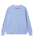 HENLEY NECK GRAPHIC L/S TOP