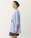 HENLEY NECK GRAPHIC L/S TOP
