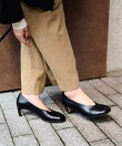 5.5cmオブリークパンプス