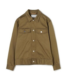 【SALE／50%OFF】TOMORROWLAND MEN コットンサテン トラッカージャケット トゥモローランド ジャケット・アウター ブルゾン・ジャンパー【送料無料】