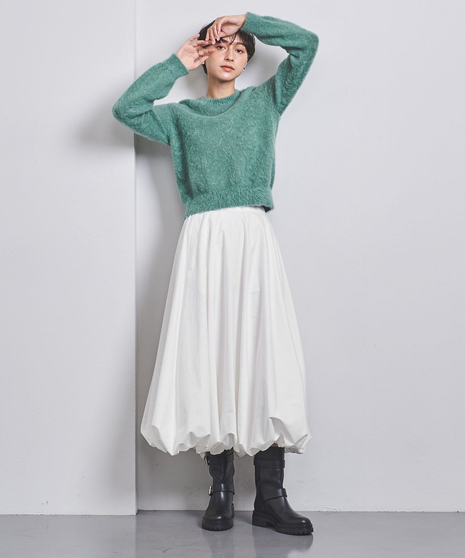 UNITED ARROWS｜コットン シルク バルーンスカート | Rakuten Fashion