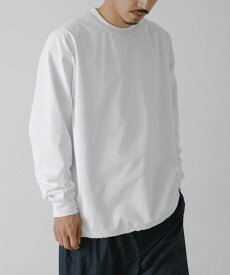 URBAN RESEARCH BUYERS SELECT DAIWA PIER39 TECH DRAWSTRING LONG-SLEEVE T-SHIRTS ユーアールビーエス トップス カットソー・Tシャツ ホワイト ネイビー ブラック【送料無料】