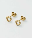 【 金属アレルギー対応 】 シンプル ミニハートピアス サージカルステンレス
