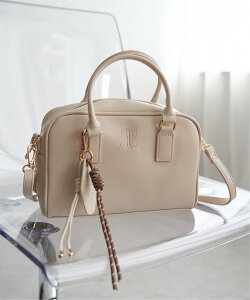 �ySALE�^27%OFF�zVENCE share style Ladys �u���W�b�g2WAY�{�X�g���o�b�O ���@���X �G�N�X�`�F���W �o�b�O ���̑��̃o�b�O �u���E�� ���C�����b�h �z���C�g �u���b�N