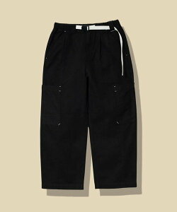 go slow caravan COTTON�c�C�� �J���[�X�e�b�`�T�C�h�|�P�b�g�p���c (WOMENS) �S�[�X���[�L�����o�� �p���c ���̑��̃p���c �z���C�g �u���b�N�y���������z