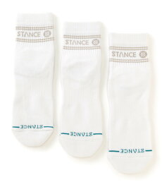 ROYAL FLASH STANCE/スタンス /VITAL QUARTER 3 PACK ロイヤルフラッシュ 靴下・レッグウェア 靴下 ブラック ホワイト