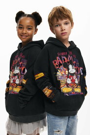 【SALE／60%OFF】Desigual ミッキーマウスのスウェット デシグアル トップス スウェット・トレーナー ブラック ホワイト【送料無料】