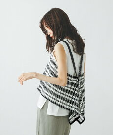 【SALE／30%OFF】GLOBAL WORK レース編みビスチェ/842272 グローバルワーク トップス ベスト・ジレ ブラウン