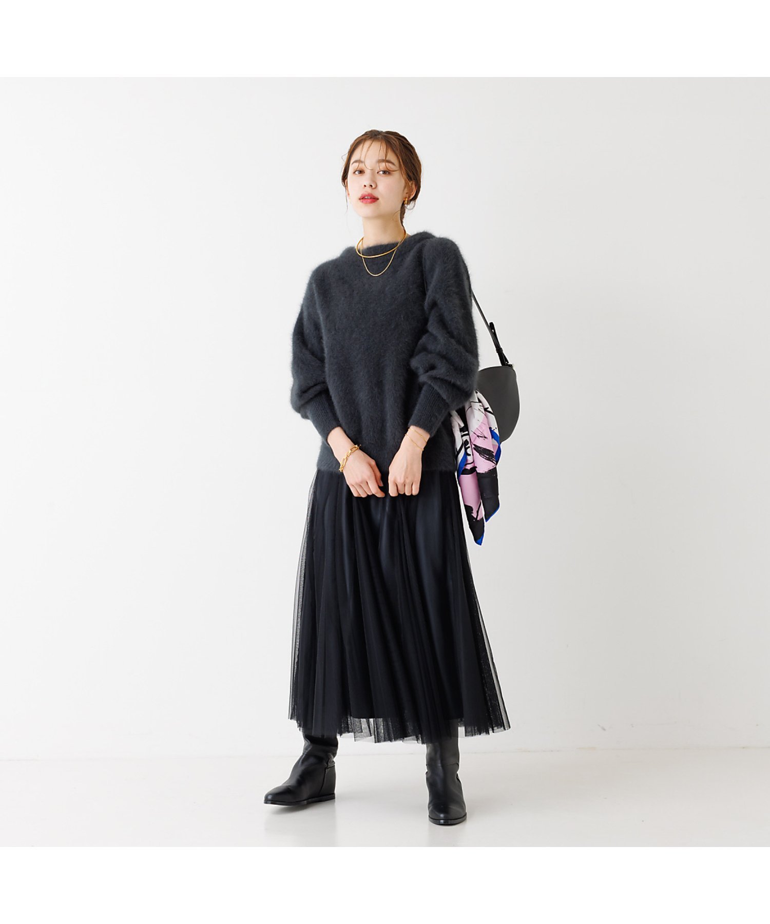 Rouge vif la cle｜チュールマチフレアスカート | Rakuten Fashion