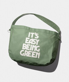 HUF GREEN BUDDY NEWS PAPER BAG ハフ バッグ ショルダーバッグ グリーン ホワイト【送料無料】