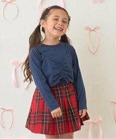 Lycee mine 【ソフトコットン】ミニキャミ&シンプルTシャツセット ナルミヤオンライン トップス カットソー・Tシャツ ブルー ネイビー パープル ピンク ホワイト