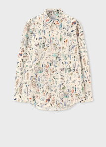 "Paul Smith ""Little Beasts"" �J�W���A���V���c �|�[���E�X�~�X �g�b�v�X �V���c�E�u���E�X �l�C�r�[ �x�[�W���y���������z"