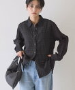 シアーチェックシャツ