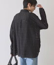 シアーチェックシャツ