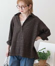 シアーチェックシャツ