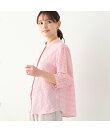 【洗える】シャーリングブラウス