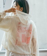 【SALE／40%OFF】niko and ... フーディーメッシュジップパーカー ニコアンド トップス スウェット・トレ…