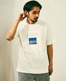 【SALE／10%OFF】MEN'S MELROSE 【メルローズ50周年限定】HIROSHI NAGAI * MEN'S MELROSE ROAD TO THE FUTURE Tシャツ メンズメルローズ トップス カットソー・Tシャツ ホワイト ブルー ネイビー【送料無料】