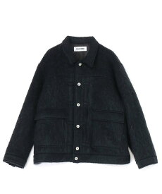 DISCOVERED DISCOVERED/(U)MOHAIR SHAGGY 2ND G BLOUSON ディスカバード ジャケット・アウター ブルゾン・ジャンパー ブラック ブルー【送料無料】