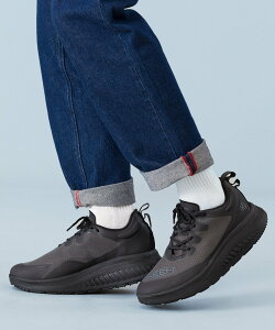 【SALE/30%OFF】KEEN MEN WK400 WP メンズ ダブルケーフォーハンドレッド ウォータープルーフ キーン シューズ・靴 スニーカー ブラック【送料無料】