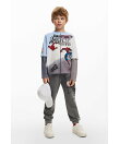 スパイダーマンのコンビネーションTシャツ