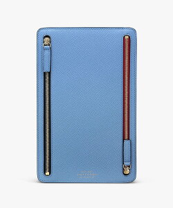 SMYTHSON Panama Multi-Zip Case �X�}�C�\�� ���z�E�|�[�`�E�P�[�X ���̑��̍��z�E�|�[�`�E�P�[�X �u���[�y���������z