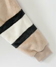 ボアフリース袖切り替えパーカー(120~160cm)