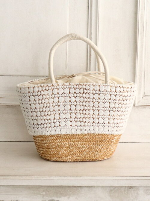 Afternoon Tea Living ストローレースかごバッグ Rakuten Fashion