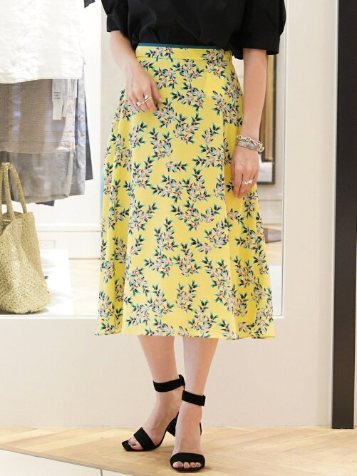 Tomorrowland ポリエステルボタニカルプリント フレアスカート Rakuten Fashion 楽天ファッション 旧楽天ブランドアベニュー By9228