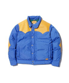 【SALE／40%OFF】Nigel Cabourn MAN / ナイジェル・ケーボン × ロッキーマウンテンフェザーベッド - DS ナイジェル・ケーボン ジャケット・アウター ダウンジャケット・ダウンベスト ホワイト ブルー【送料無料】