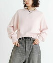 【SALE／65%OFF】URBAN RESEARCH new basic カシミヤコットンクルーネックニット アーバンリサーチ トップス ニット ピンク ブルー ベージュ【送料無料】