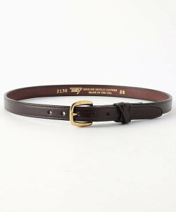 TORY LEATHER 3/4' Bridle Leather Crossed Keeper Belt / 3 25AW �t���[�N�X�X�g�A �t�@�b�V�����G�� �x���g �u���E�� �u���b�N�y���������z