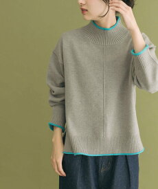 【SALE／30%OFF】URBAN RESEARCH ITEMS 『洗濯可/静電気防止』ハイショクハイネックニット アーバンリサーチアイテムズ トップス ニット グレー【送料無料】