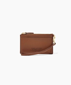MARC JACOBS 【公式】THE LEATHER TOP ZIP WRISTLET WALLET/ザ レザー トップ ジップ リストレット ウォレット マーク ジェイコブス 財布・ポーチ・ケース 財布 ブラウン【送料無料】