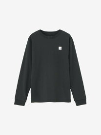 THE NORTH FACE ロングスリーブスモールボックスロゴティー ザ・ノース・フェイス トップス カットソー・Tシャツ ブラック ネイビー ホワイト グレー【送料無料】