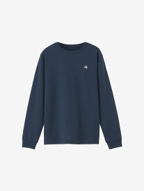 THE NORTH FACE ロングスリーブスモールボックスロゴティー ザ・ノース・フェイス トップス カットソー・Tシャツ ブラック ネイビー ホワイト グレー【送料無料】