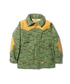 【SALE／40%OFF】Nigel Cabourn MAN / ナイジェル・ケーボン × ロッキーマウンテンフェザーベッド - MP ナイジェル・ケーボン ジャケット・アウター ブルゾン・ジャンパー グリーン ブルー【送料無料】